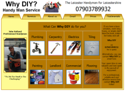 Screenshot of whydiyleicesterhandyman.co.uk